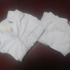 L.L Bean Cotton Striped Pajama Set